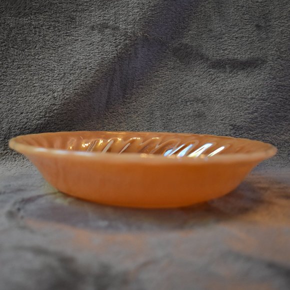 Host pick! Fire King Peach Luster Bowl - Picture 4 of 9